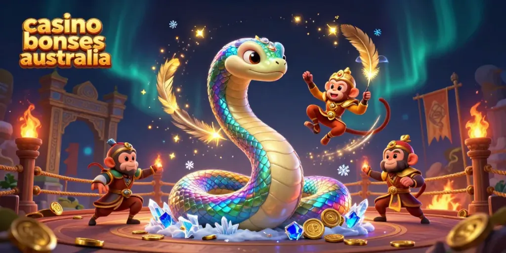 Engage with the best casino bonuses Australia offers in this vibrant 3D illustration.